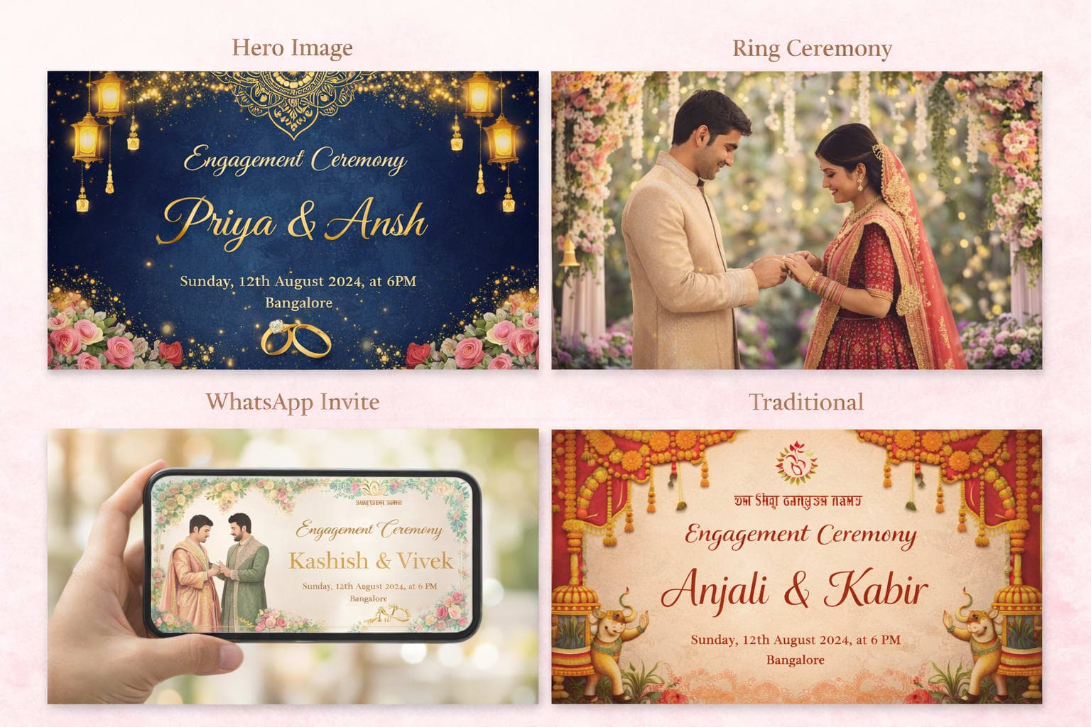 Engagement Invitation Messages in India,80+ Beautiful Ideas