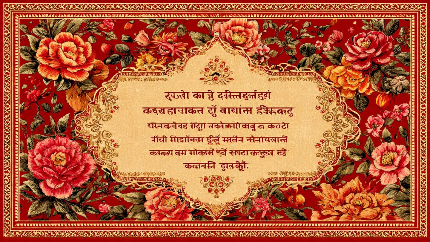 Hindu Wedding Invitation Messages – Traditional & Sanskrit